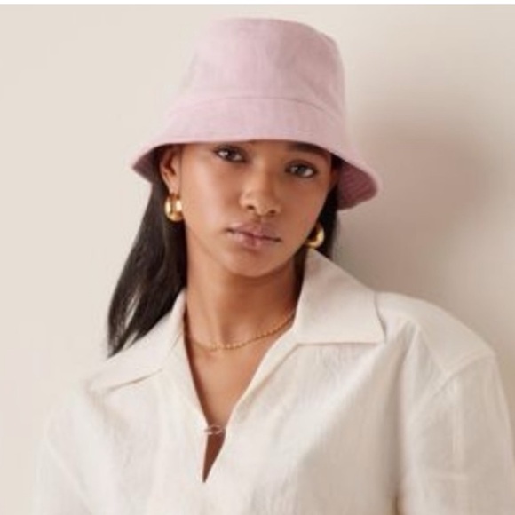 ISABEL MARANT | Haley Bucket Hat (Light Pink) - Picture 6 of 7